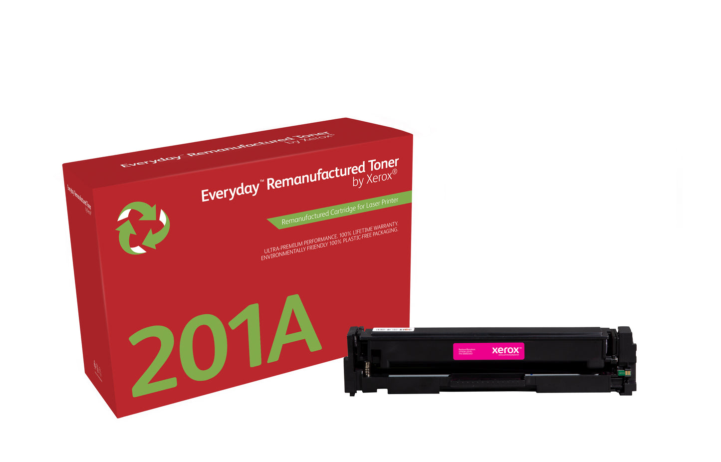 Everyday Tóner ™ Magenta remanufacturado de Xerox es compatible con HP 201A (CF403A), Capacidad estándar