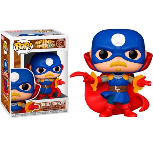 FUNKO - FUNKO POP MARVEL INFINITY WARPS SOLDADO SUPREMO Nº 855 -CAJA ORIGINAL-