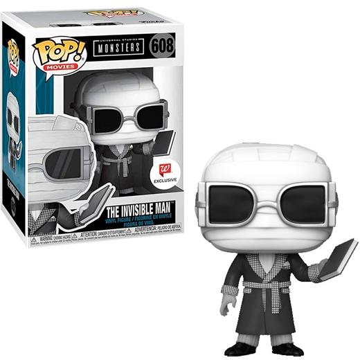 FUNKO - FUNKO POP MOVIES UNIVERSAL STUDIOS MONSTERS HOMBRE INVISIBLE BLACK & WHITE EXCLUSIVO Nº 608 -CAJA ORIGINAL-