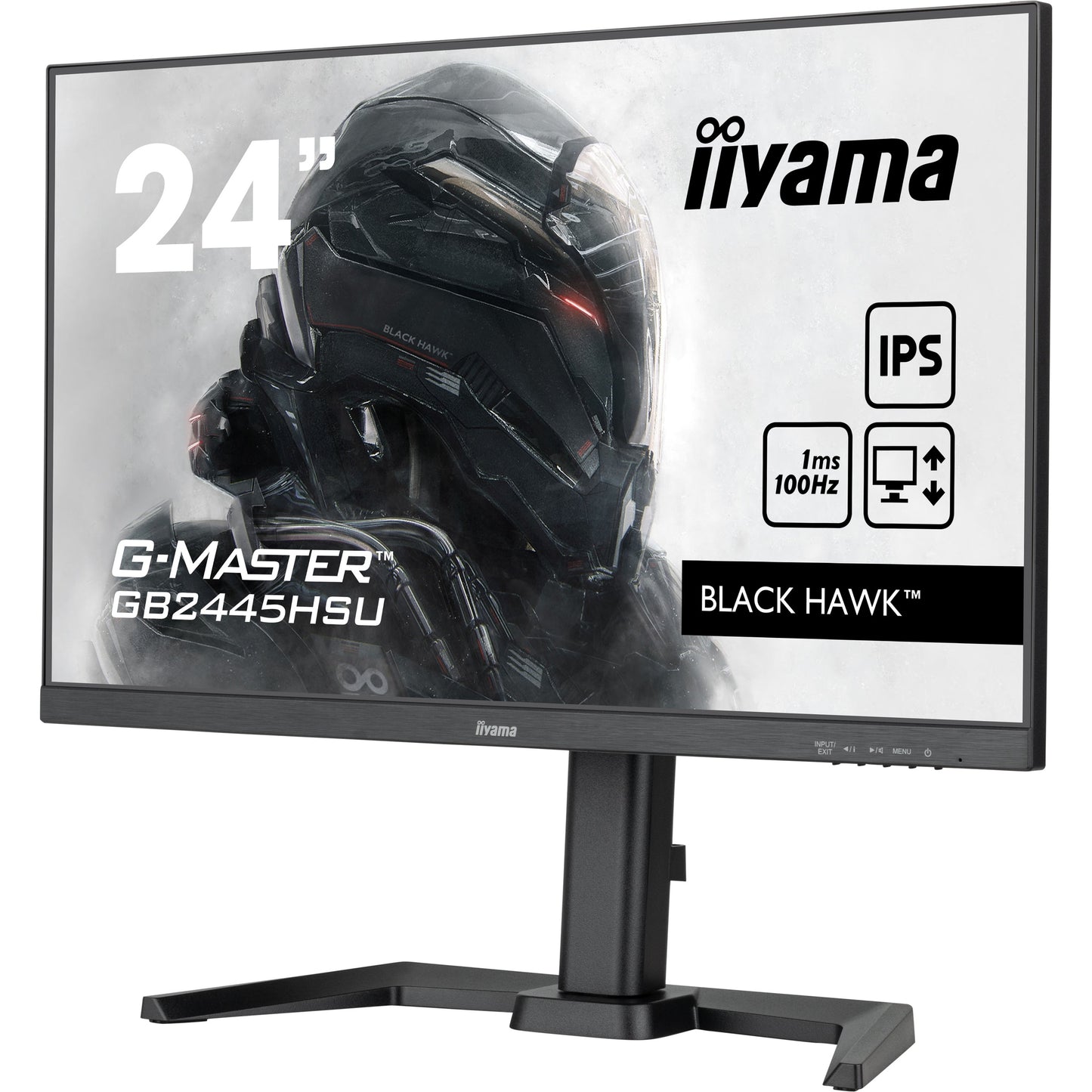 iiyama G-MASTER GB2445HSU-B1 pantalla para PC 61 cm (24") 1920 x 1080 Pixeles Full HD LED Negro