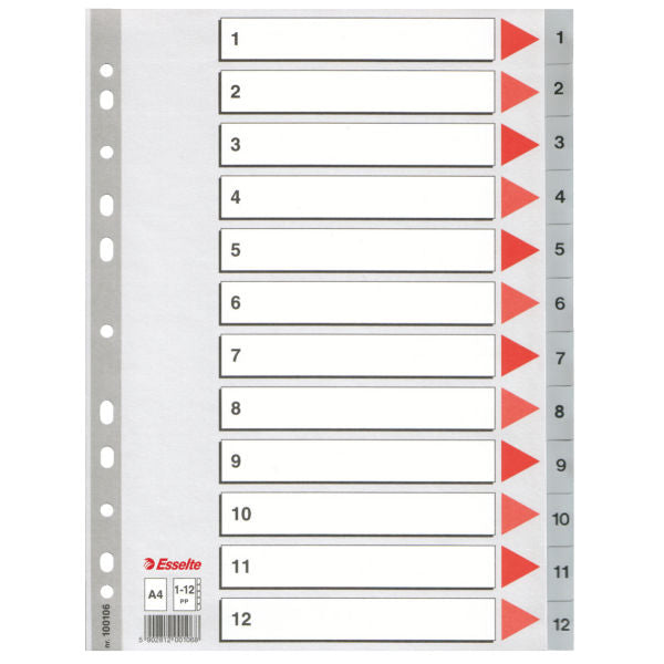 Esselte - Plastic indexes