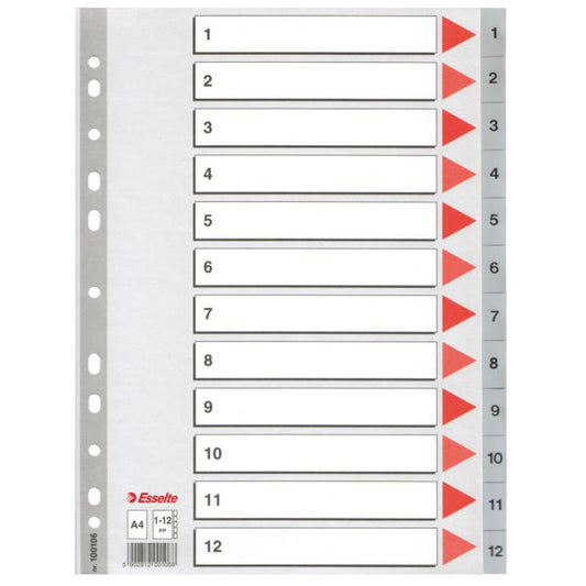 Esselte - Plastic indexes