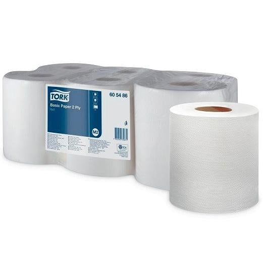 Tork - PACK 6 ROLLOS PAPEL SECAMAN. TORK 2C 500S. 605486