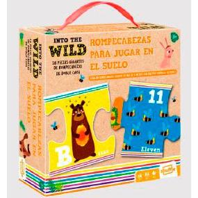 Shuffle - SHUFFLE PUZZLE ANIMALES SALVAJES PARA EL SUELO 26 PIEZAS NIÑOS +3 AÑOS