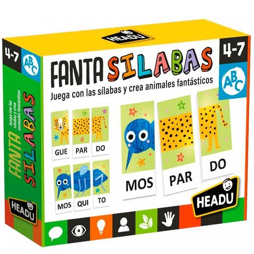 Headu - HEADU FANTASÍLABAS JUEGA CON LAS SÍLABAS Y CREA ANIMALES FANTÁSTICOS 4-7 AÑOS