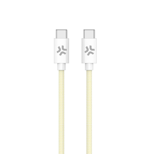 Celly - USBCUSBCCOTTYL cable USB 1 5 m USB C Blanco  Amarillo