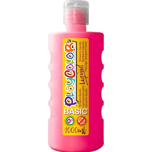 Playcolor - BOTE ERG. TEMPERA LIQ. PLAYCOLOR 1000ML MAGENTA