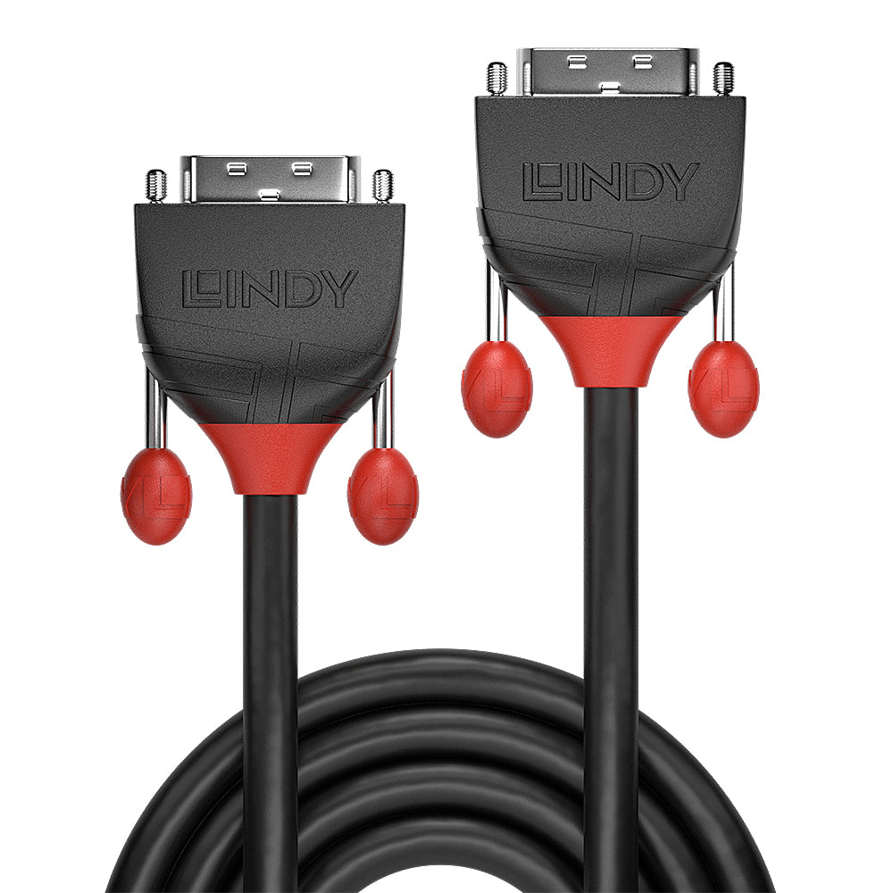 Lindy - 36253 cable DVI 3 m DVI-D Negro