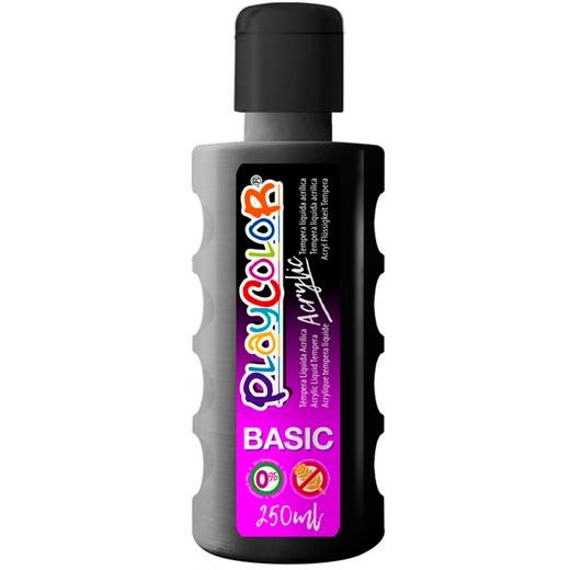 Playcolor - BOTE PINTURA PLAYCOLOR ACRYLIC 250ML NEGRO