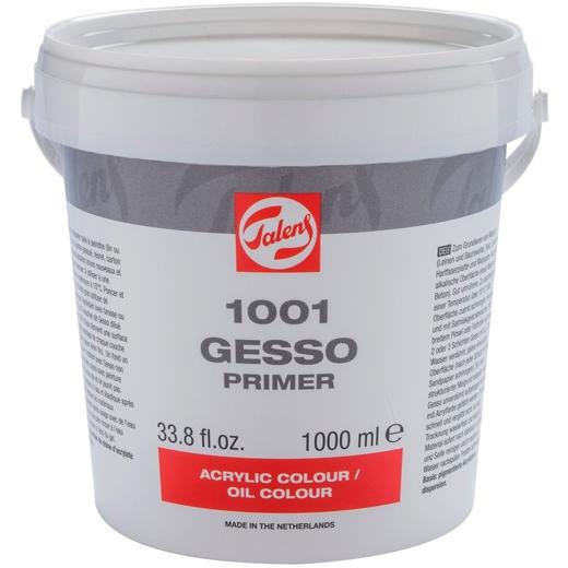 Talens - TALENS PINTURA ACRÍLICA GESSO PRIMER 1001 PARA IMPRIMACIÓN BOTE 1000ML