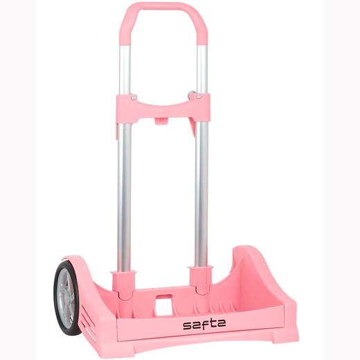 Safta - SAFTA CARRO PORTAMOCHILAS EVOLUTION P.176C TROLLEY ROSA PALO