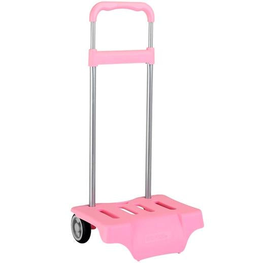 Safta - SAFTA CARRO PORTAMOCHILAS P.673C TROLLEY ROSA CLARO