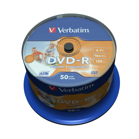 Verbatim - 43533 DVD en blanco 4 7 GB DVD-R 50 pieza(s)