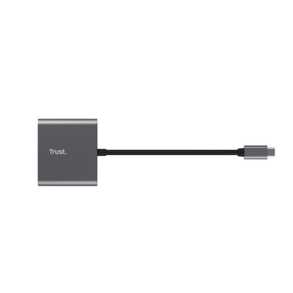 Trust - Dalyx USB 3.2 Gen 1 (3.1 Gen 1) Type-C Aluminio  Negro