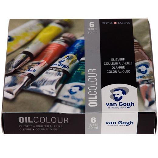 Talens - TALENS VAN GOGH SET DE INICIACIÓN PINTURA AL ÓLEO DE 6 TUBOS DE 20ML COLORES SURTIDOS