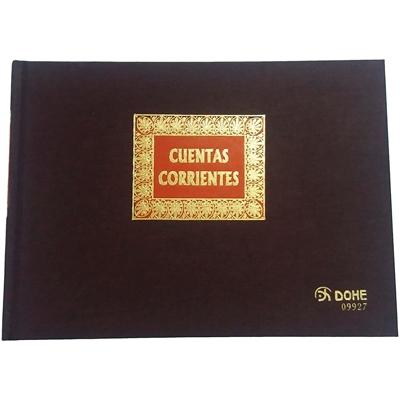 DOHE - DOHE CONTABILIDAD LIBRO DE CUENTAS CORRIENTES 1/4 APAISADO 100 HOJAS