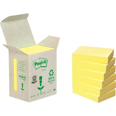 Post-It - POST-IT NOTAS ADHESIVAS RECICLADAS CANARY YELLOW 38X51 6 BLOCS