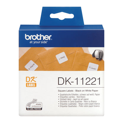 Brother DK-11221 cinta para impresora de etiquetas Negro sobre blanco