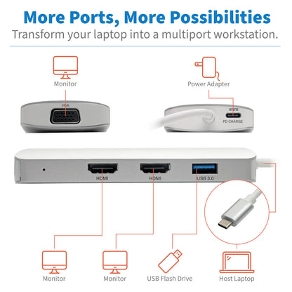 Eaton - USB-C DOCK  TRIPLE DISPLAY - HDMI