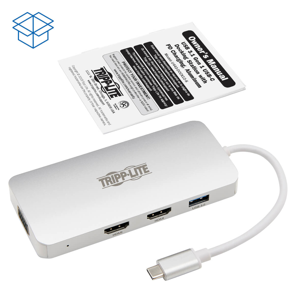 Eaton - USB-C DOCK  TRIPLE DISPLAY - HDMI