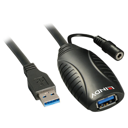 Lindy - 43099 cable USB USB 3.2 Gen 1 (3.1 Gen 1) 15 m USB A Negro