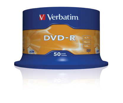 Verbatim - DVD-R Matt Silver 4 7 GB 50 pieza(s)