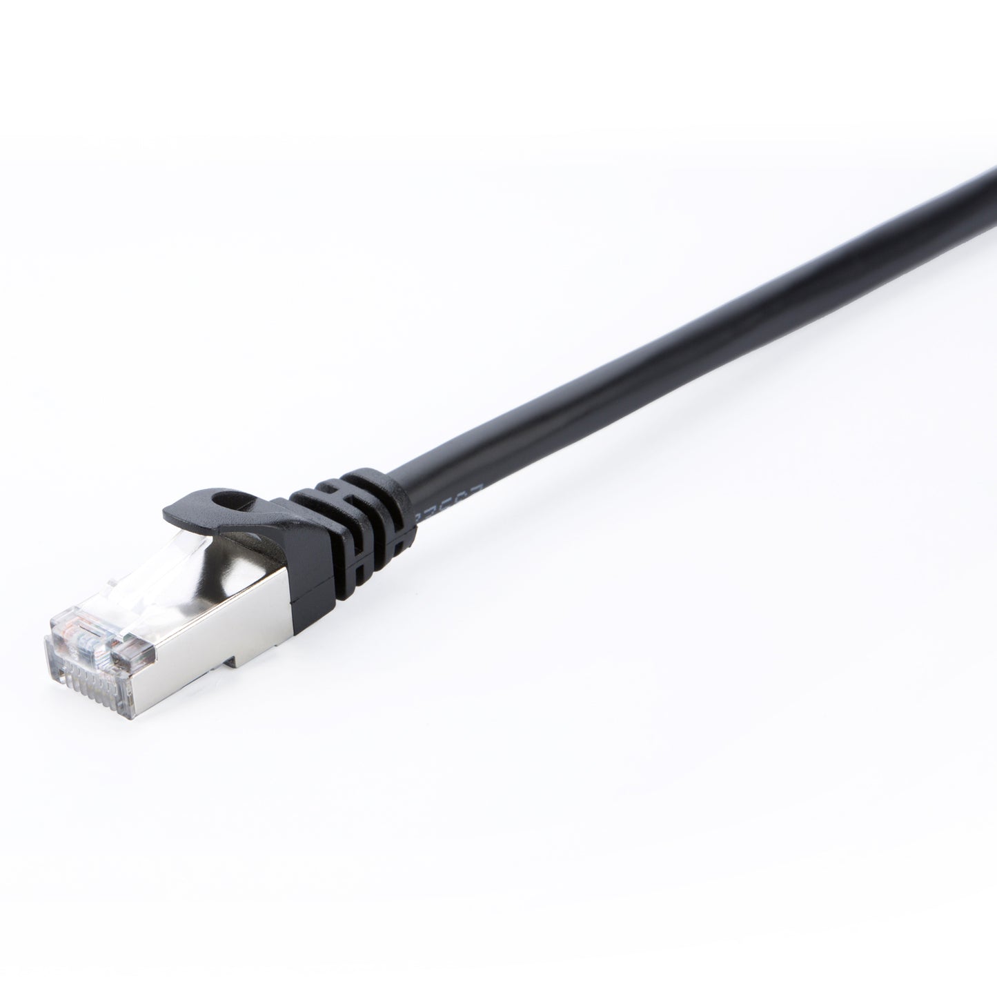 V7 - Cable de red blindado CAT6 STP 02M Negro