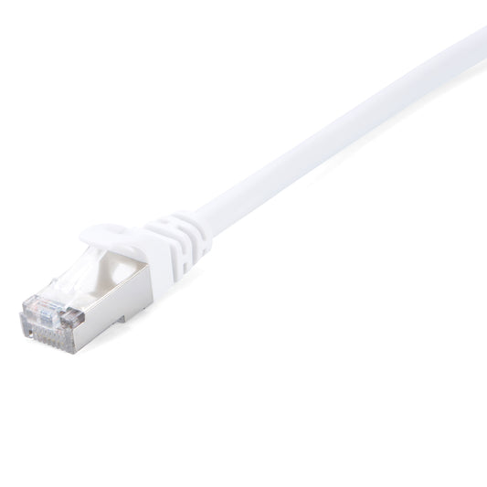 V7 - Cable de red blindado CAT6 STP 01M Blanco