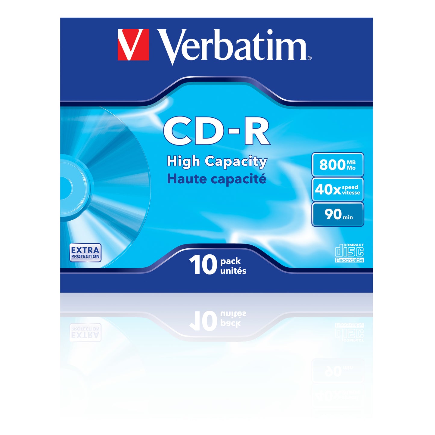 Verbatim - CD-R High Capacity 800 MB 10 pieza(s)