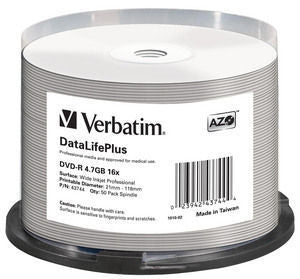 Verbatim DataLifePlus 4,7 GB DVD-R 50 pieza(s)