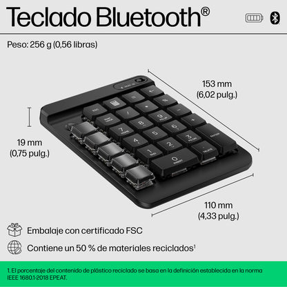 HP - Teclado programable inalámbrico 430