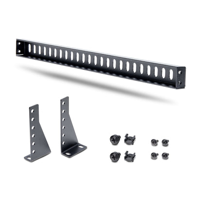 StarTech.com - Barra 1U de Amarre Horizontal para Gestión de Cables en Rack - para Racks de 19" - Profundidad Ajustable - Guía Horizontal para Paneles de Parcheo / Switches / PDUs