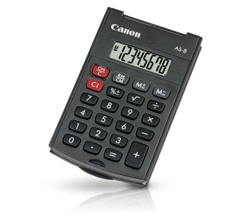 Canon - AS-8 calculadora Bolsillo Pantalla de calculadora Gris