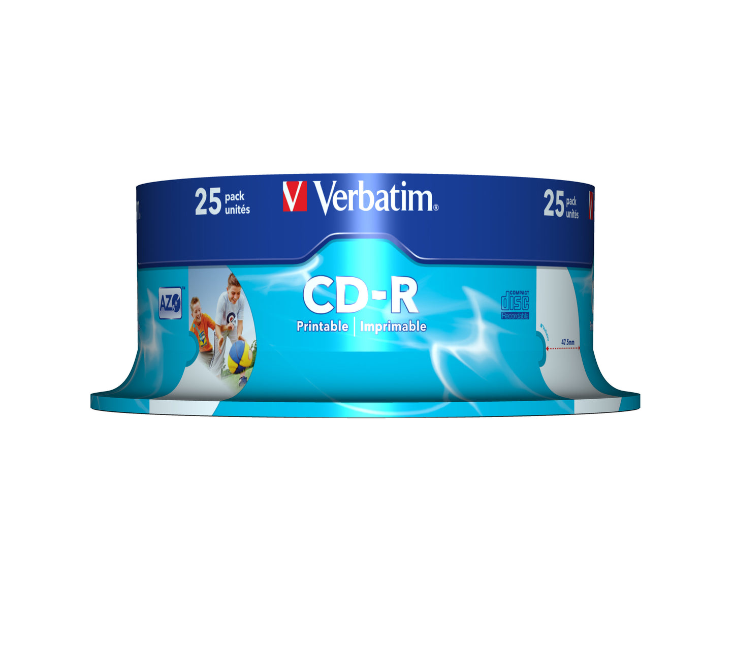 Verbatim - CD-R AZO Wide Inkjet Printable 700 MB 25 pieza(s)