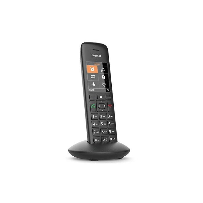 Gigaset - C570HX Teléfono DECT/analógico Identificador de llamadas Negro