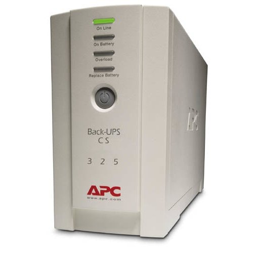 APC - Back-UPS CS 325 w/o SW sistema de alimentación ininterrumpida (UPS) 0 325 kVA 210 W