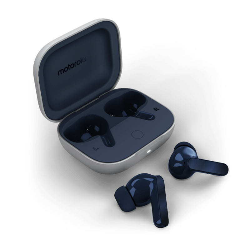 Motorola - Moto Buds Auriculares Inalámbrico Dentro de oído Llamadas/Música/Deporte/Uso diario Bluetooth Azul