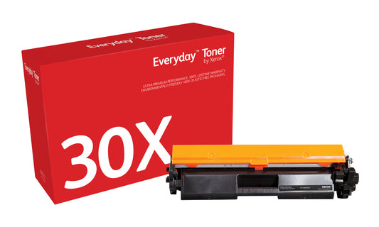 Everyday El tóner ™ Negro de Xerox es compatible con HP 30X (CF230X), High capacity