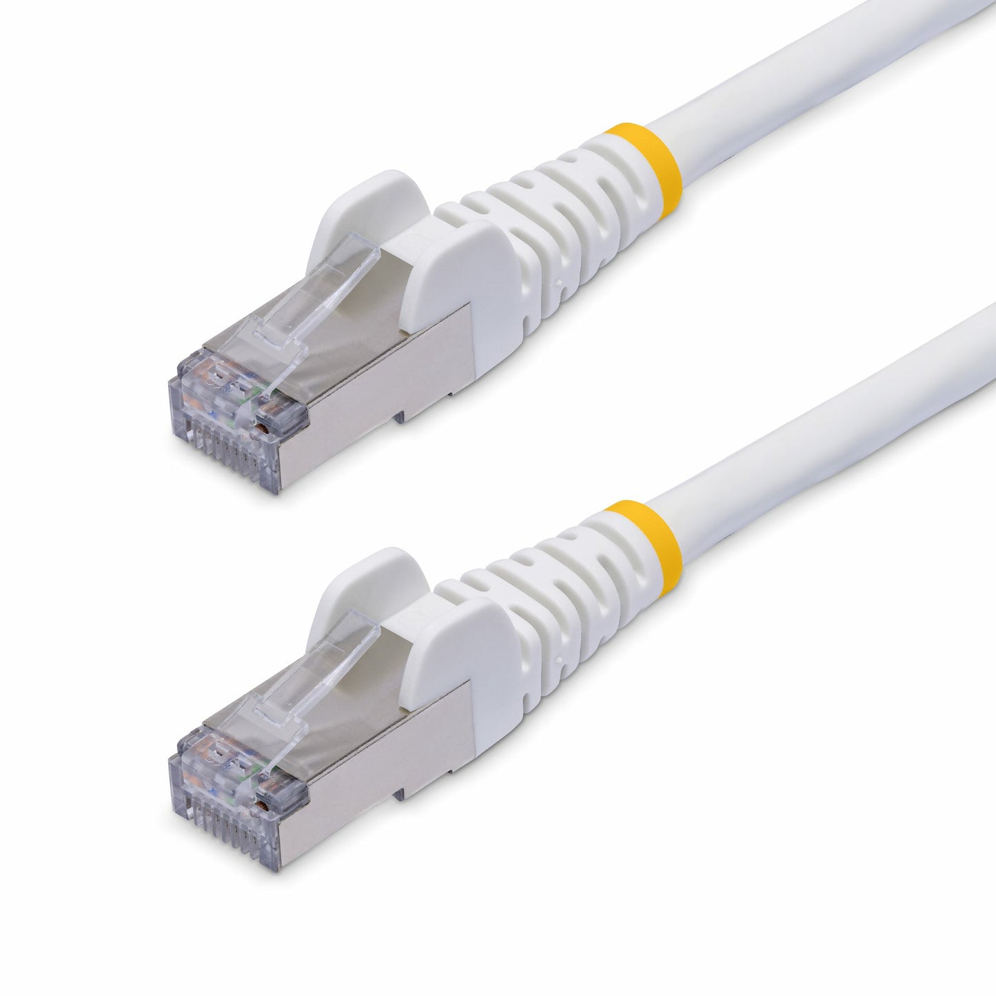 StarTech.com - Cable de Red Ethernet CAT8 Blanco de 2m - Snagless - sin Pestillo - 25G/40G - 2000MHz - PoE++ 100W - 26AWG - S/FTP - Alivios de Tensión - Alambre de Cobre Puro - LSZH - Probado con Fluke