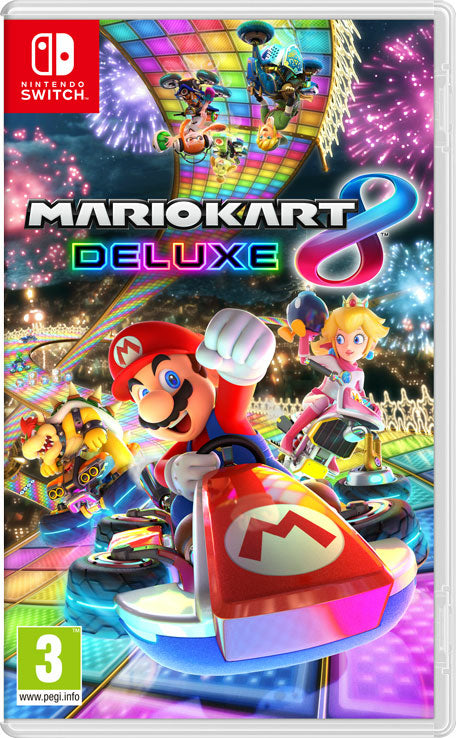 Nintendo - Mario Kart 8 Deluxe De lujo Alemán  Holandés  Inglés  Español  Francés  Italiano  Japonés  Portugués  Ruso Nintendo Switch