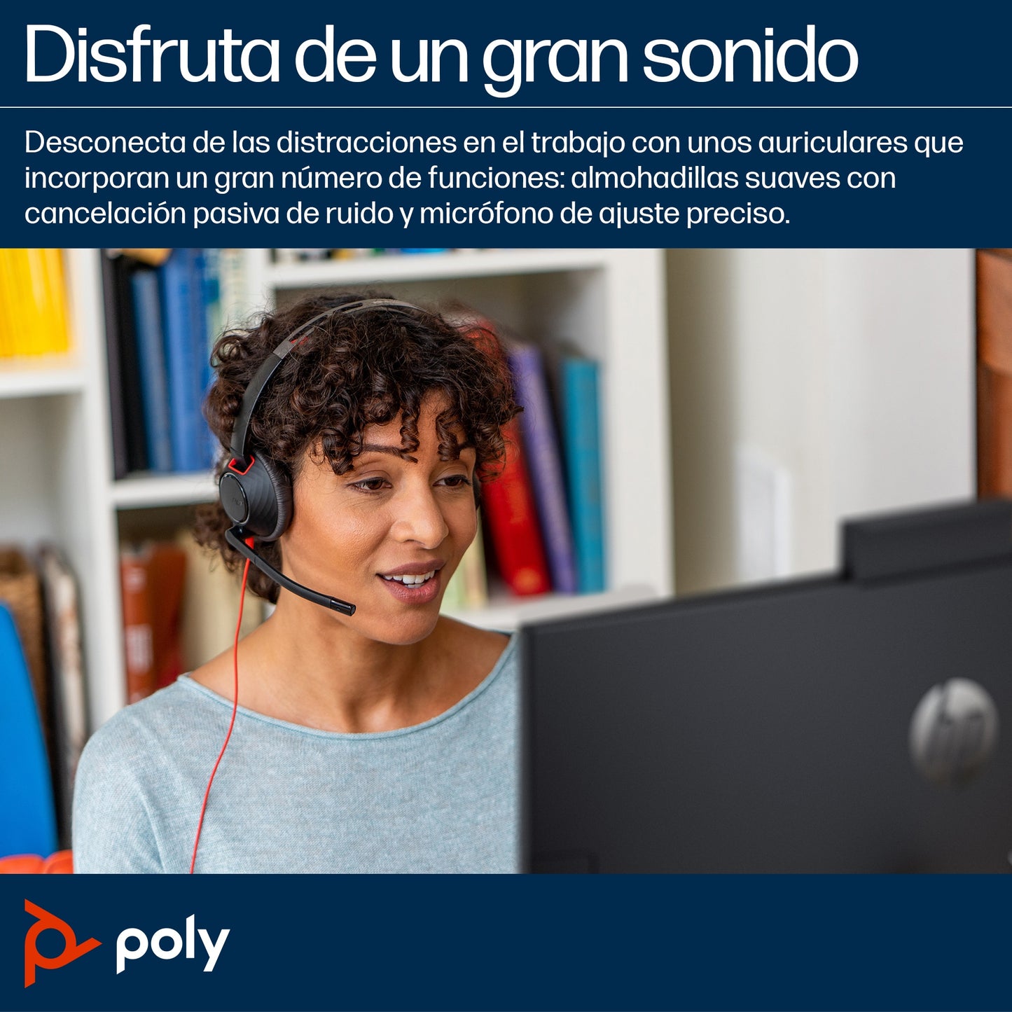 POLY - Auriculares Blackwire 5220 estéreo USB-C + conector de 3 5 mm + adaptador USB-C/A (paquete)