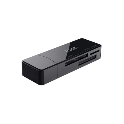 Trust - NANGA lector de tarjeta USB 3.2 Gen 1 (3.1 Gen 1) Type-A Negro