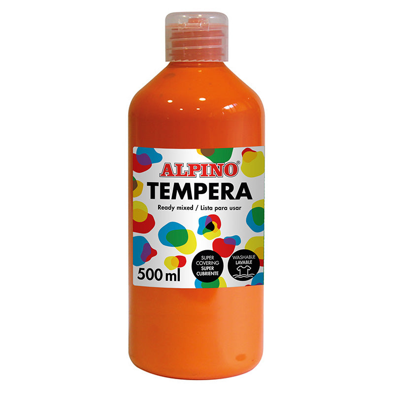 Alpino - DM010172 tempera 500 ml Botella Naranja