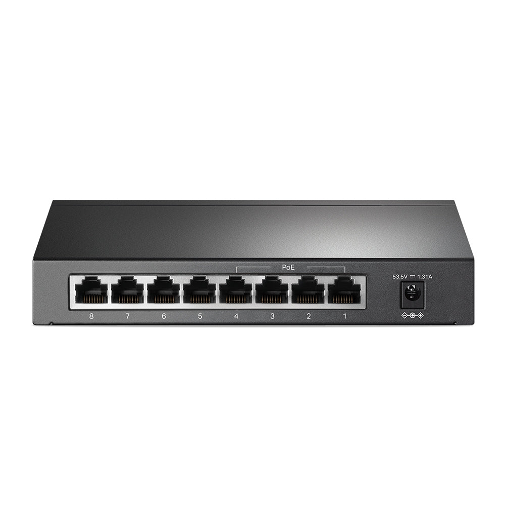 TP-Link - TL-SF1008P No administrado Fast Ethernet (10/100) Energía sobre Ethernet (PoE) Negro