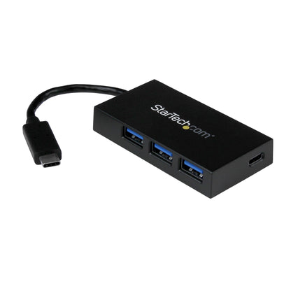 StarTech.com - Concentrador USB 3.0 (5Gbps) de 4 Puertos - USB-C a 1x USB-C y 3x USB-A