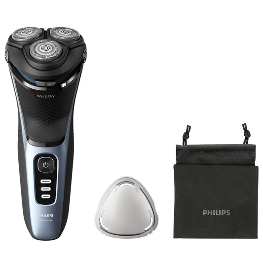 Philips - Shaver 3000 Series S3243/12 Afeitadora eléctrica en seco y en húmedo