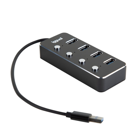 iggual - Hub tipo A x 4 puertos USB 3.1 4 buttons