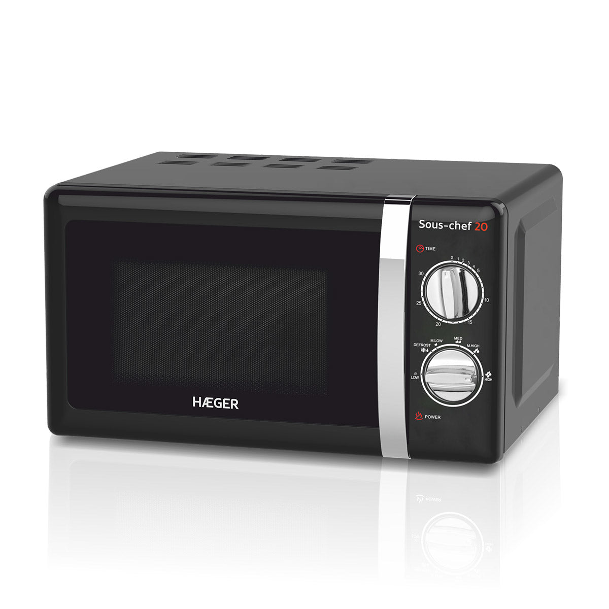 Haeger - MW-70B.007A microondas Encimera Solo microondas 20 L 700 W Negro