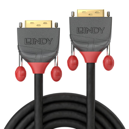 Lindy - 36242 cable DVI 20 m DVI-D Negro