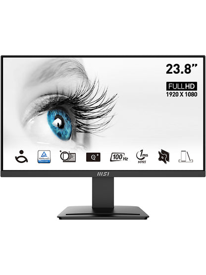 MSI - Pro MP2412 pantalla para PC 60 5 cm (23.8") 1920 x 1080 Pixeles Full HD LCD Negro